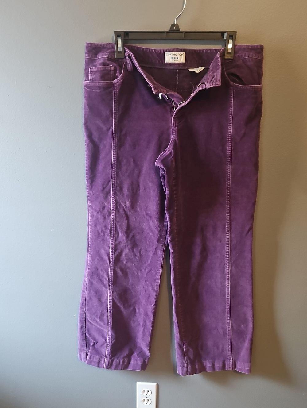 Covington Deep Purple Straight-Leg Women's Jeans